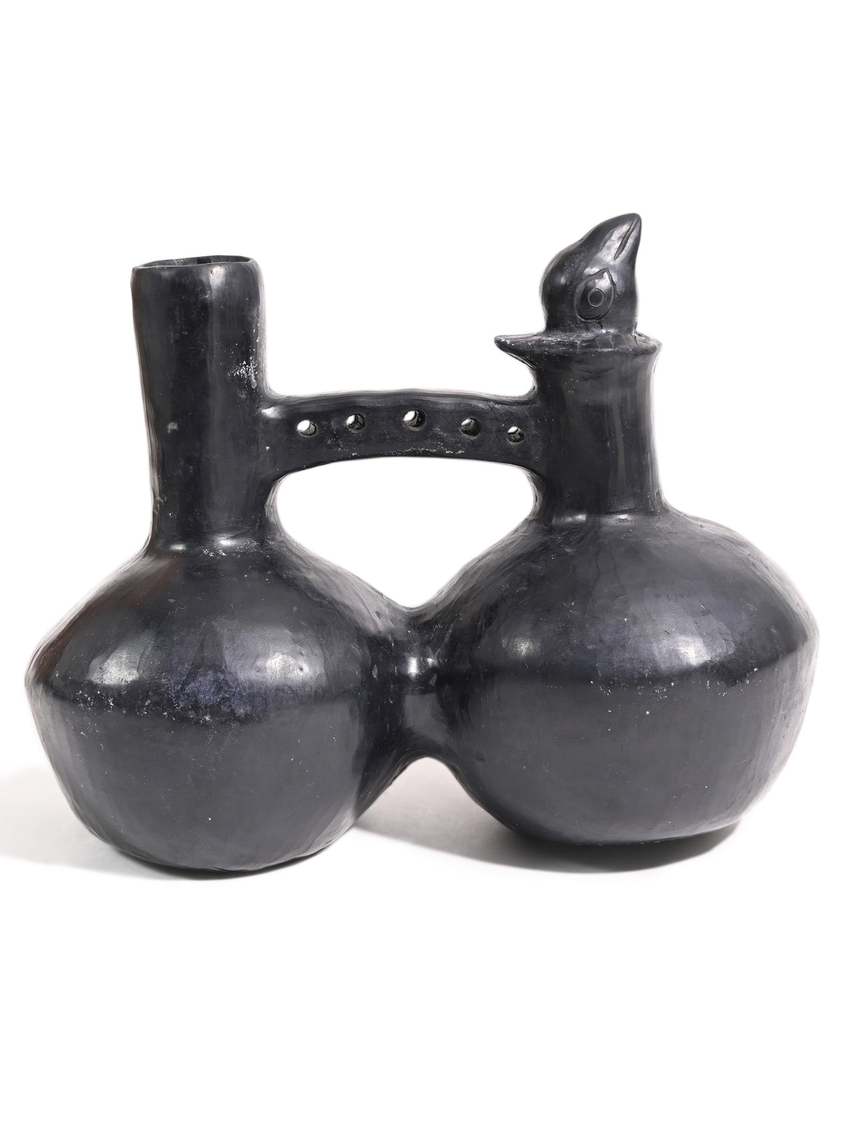 Huaco Silbador-Peruvian Whistling Vessel - Woodpecker 5 | mmwv063