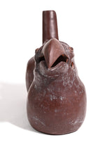 Huaco Silbador-Peruvian Whistling Vessel - Great Red Macaw 3 | mmwv064