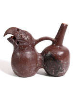 Huaco Silbador-Peruvian Whistling Vessel - Great Red Macaw 4 | mmwv064