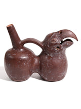 Huaco Silbador-Peruvian Whistling Vessel - Great Red Macaw 5 | mmwv064