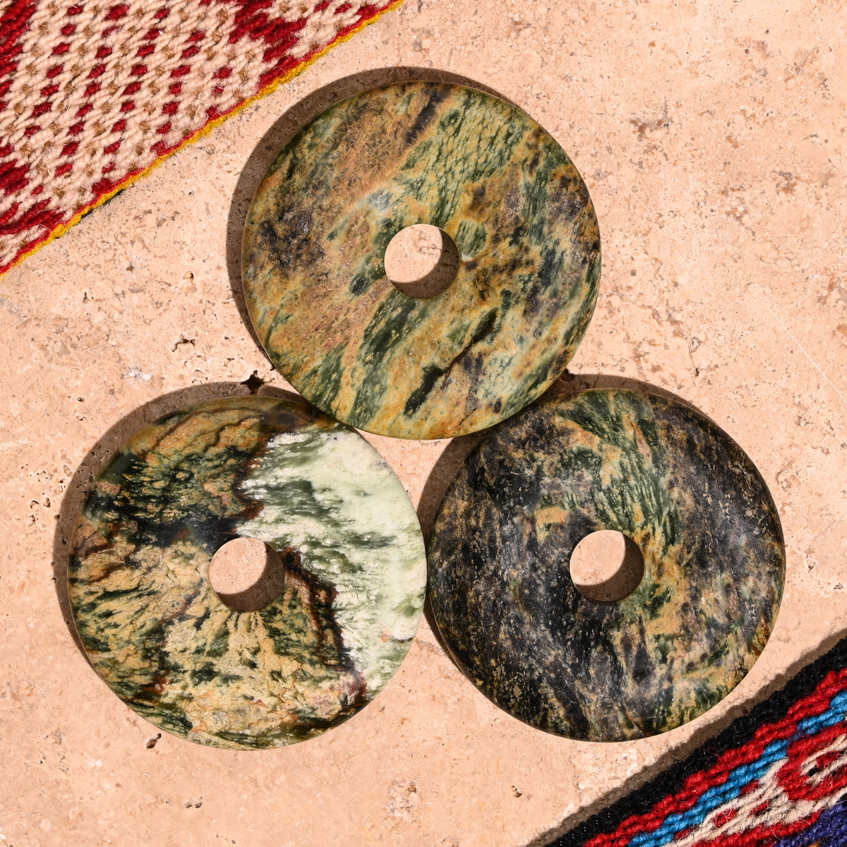 Pi Stone - Yellow Ocean Jasper - Shamans Market