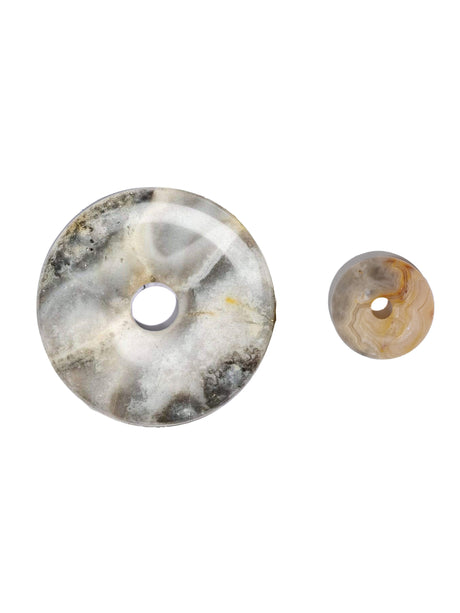 Pi Stone - Crazy Lace Agate | pi062-Gray-White | pi093-Gray-White 