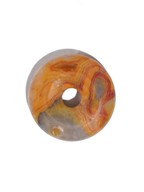 Pi Stone - Crazy Lace Agate | pi093-Ivory-Yellow