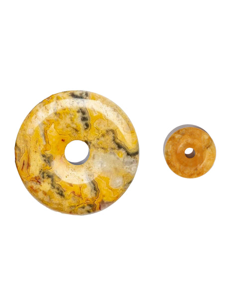 Pi Stone - Crazy Lace Agate | pi062-Ivory-Yellow | pi093-Ivory-Yellow 