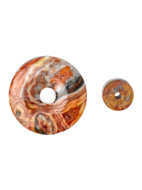 Pi Stone - Crazy Lace Agate | pi062-Orange | pi093-Orange