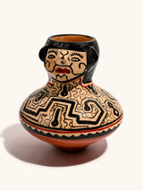 Shipibo Amazon Jungle Ceramic Effigy Vessel
