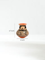 Shipibo Amazon Jungle Ceramic Effigy Vessel Dimension | po011