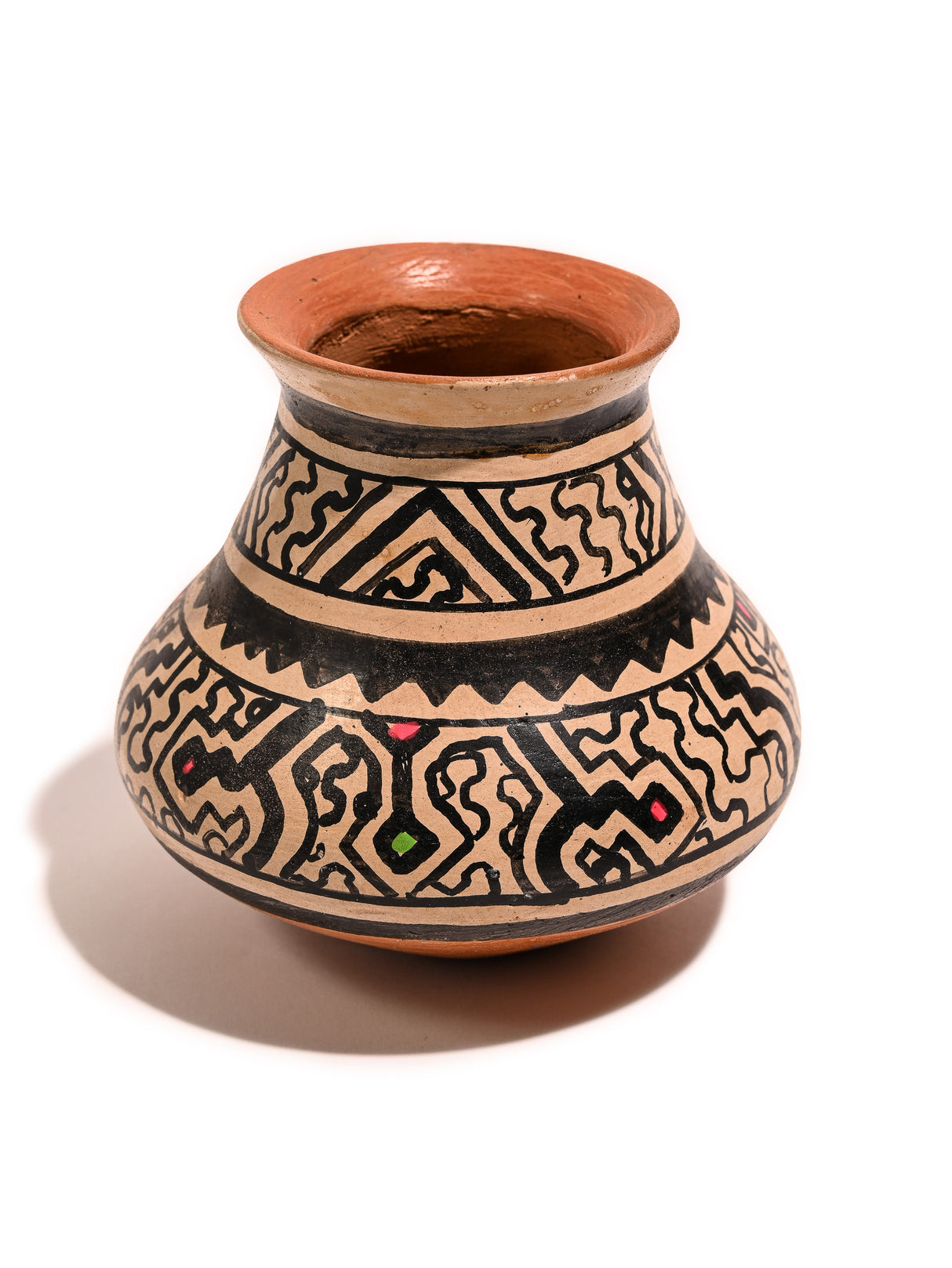 Shipibo Amazon Jungle Ceramic Effigy Vessel 1 | po010-Black