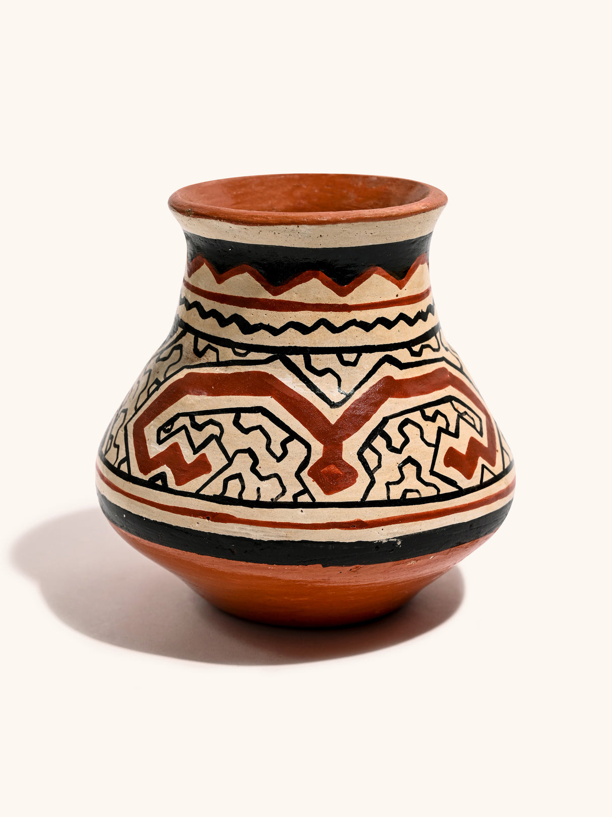 Shipibo Amazon Jungle Ceramic Vase