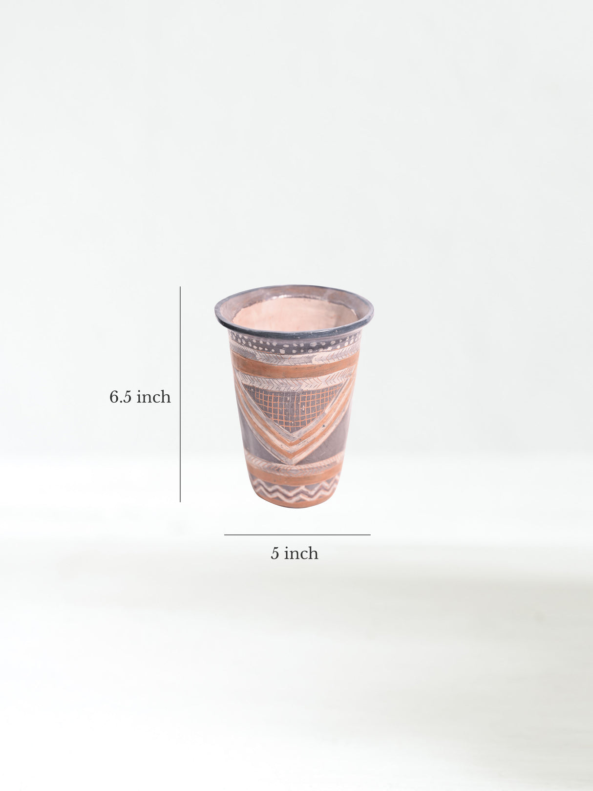 Q'ero Inca Ceremonial Cup Large Dimension | po25