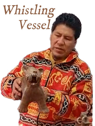 Huaco Silbador-Peruvian Whistling Vessel - Jaguar  Video | mmwv036