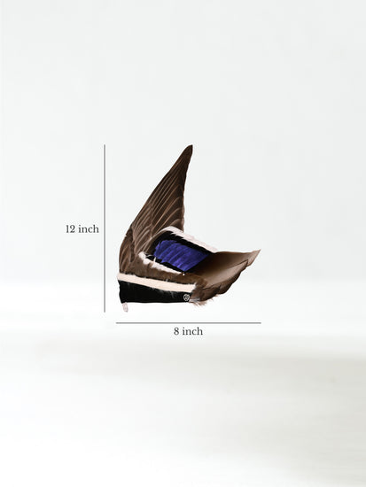 Sacred Flight Feather Fan Dimension | si0582