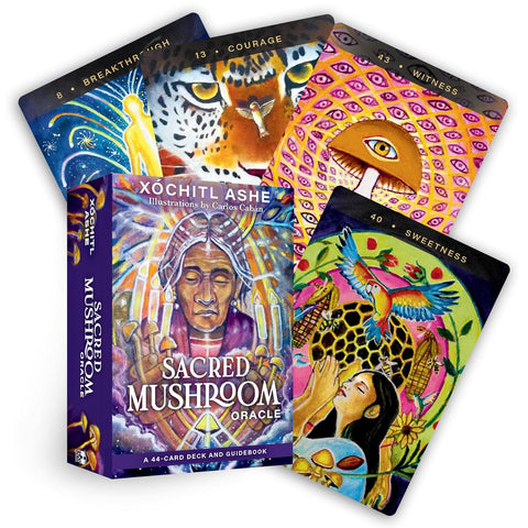 Sacred Mushroom Oracle: A 44-Card Deck and Guidebook