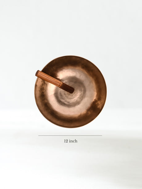 Tuned Tibetan Zen Singing Bowl | sb038-12"-B Note-Crown | sb038-12"-E Note-Solar Plexus | sb038-12"-F Note-Heart | sb038-12"-G Note-Throat