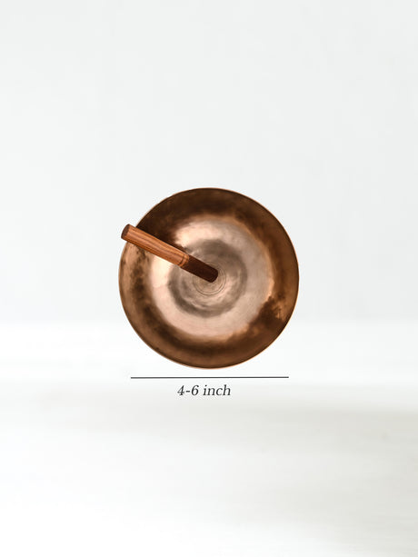 Tuned Tibetan Zen Singing Bowl Dimension | sb038-A Note-Third Eye | sb038-B Note-Crown | sb038-C Note-Root | sb038-D Note-Sacral | sb038-E Note-Solar Plexus | sb038-F Note-Heart | sb038-G Note-Throat