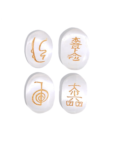 si0042_2 | Stone Reiki Sets Selenite Usai Reiki Set