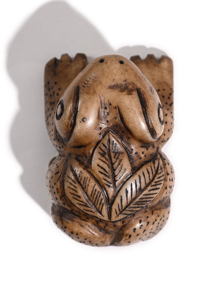 Hand Carved Stone Frog - Kintu 1 | si0154