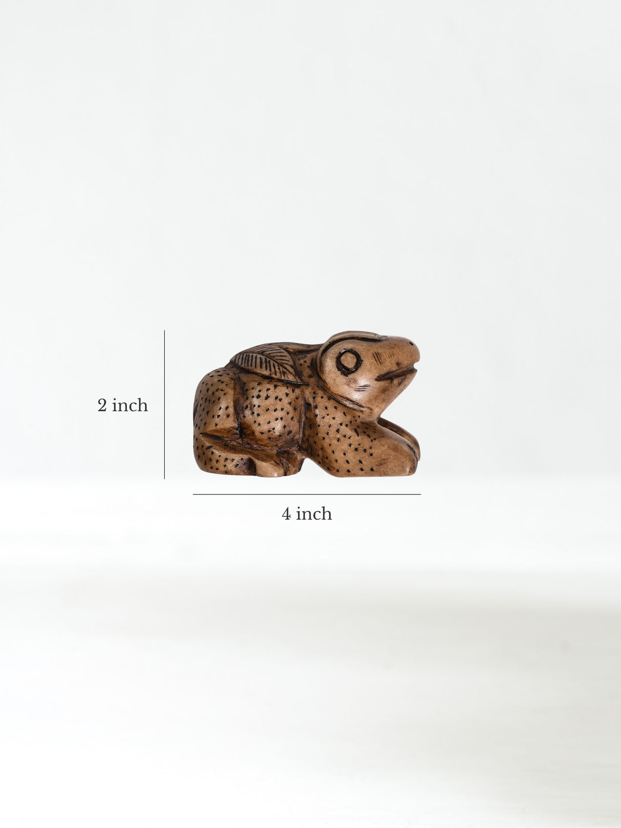 Hand Carved Stone Frog - Kintu 5 | si0154