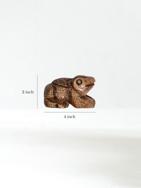 Hand Carved Stone Frog - Kintu 5 | si0154