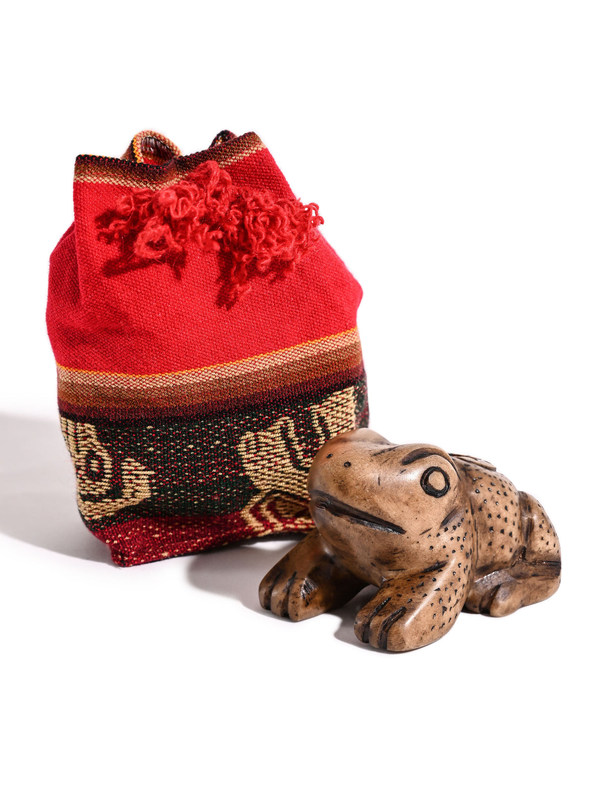 Hand Carved Stone Frog