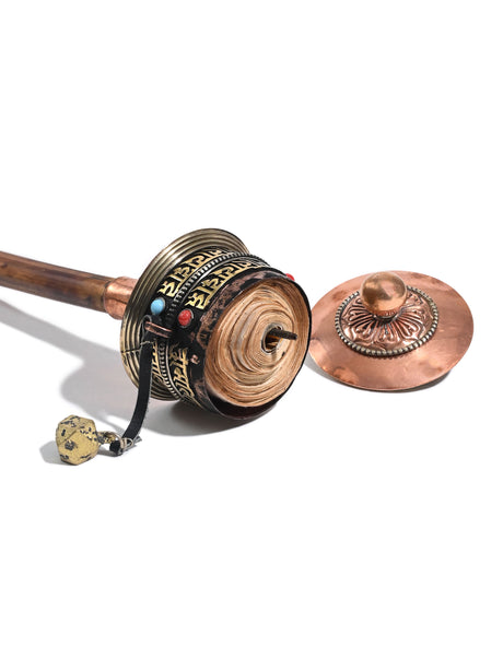 Newari Script Cooper Prayer Wheel 1 | si0251