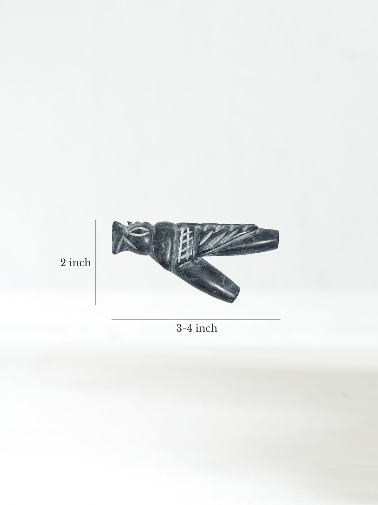 Kuripe Pipe of Machu Picchu Stone Condor Dimension | si0529