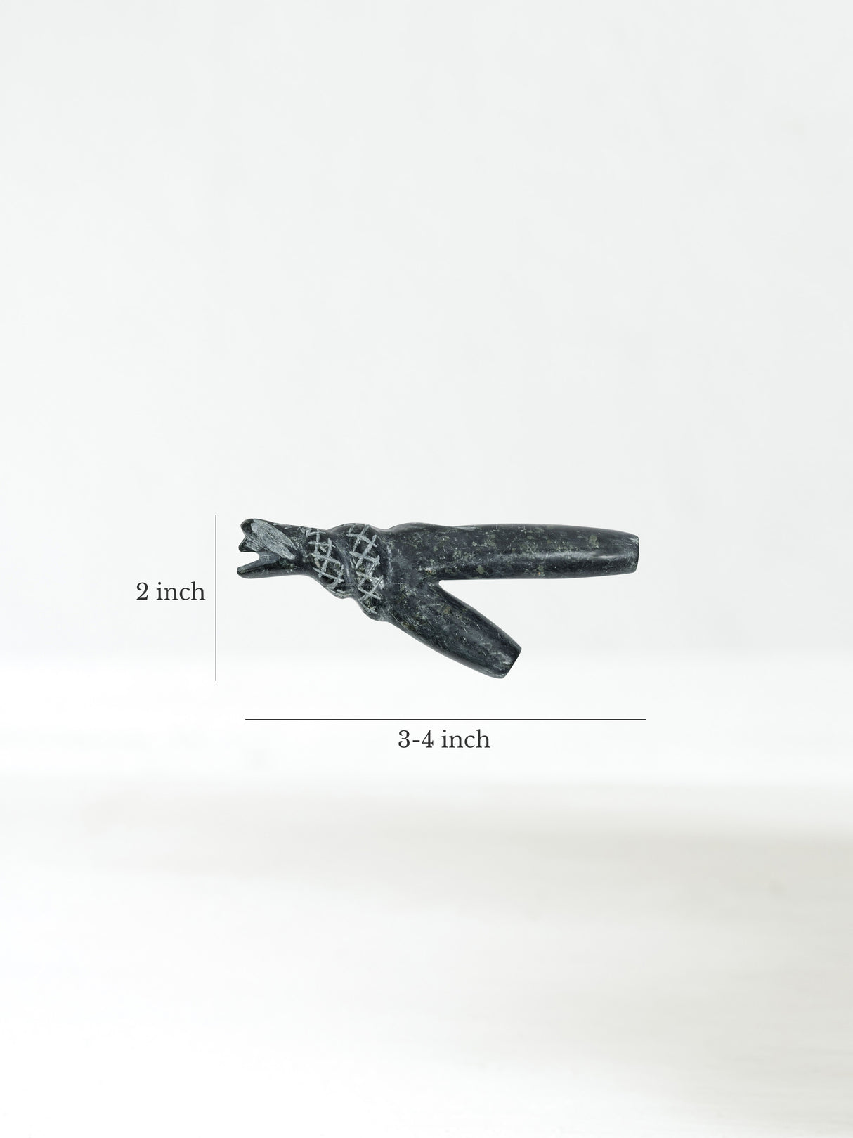 Kuripe Pipe of Machu Picchu Stone Anaconda Dimension | si0341