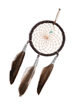 Turquoise Stone Dreamcatcher | si0374-Chocolate-Purple