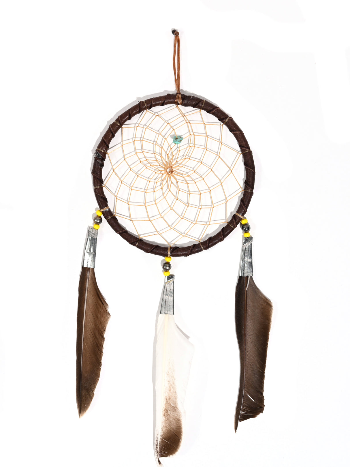 4" Turquoise Stone Dreamcatcher