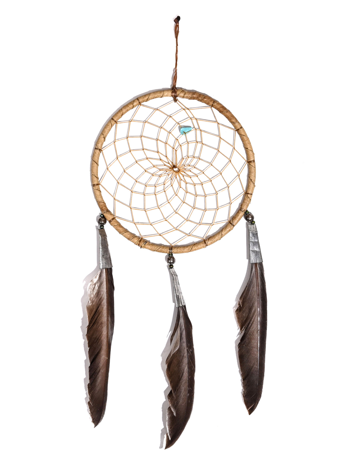 4" Turquoise Stone Dreamcatcher