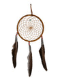 4" Turquoise Stone Dreamcatcher | si0374-Natural-Red