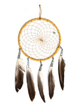 6" Turquoise Stone Dreamcatcher | si0375-Natural-Light-Blue
