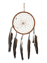 6" Turquoise Stone Dreamcatcher | si0375-White-White