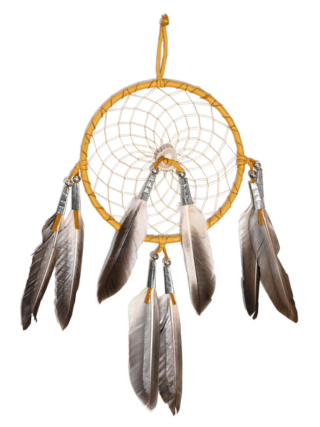 6" Bone Charm Dreamcatcher | si0376-Gold