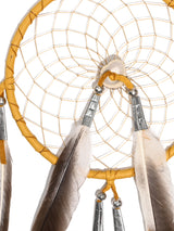 6" Bone Charm Dreamcatcher | si0376-Gold