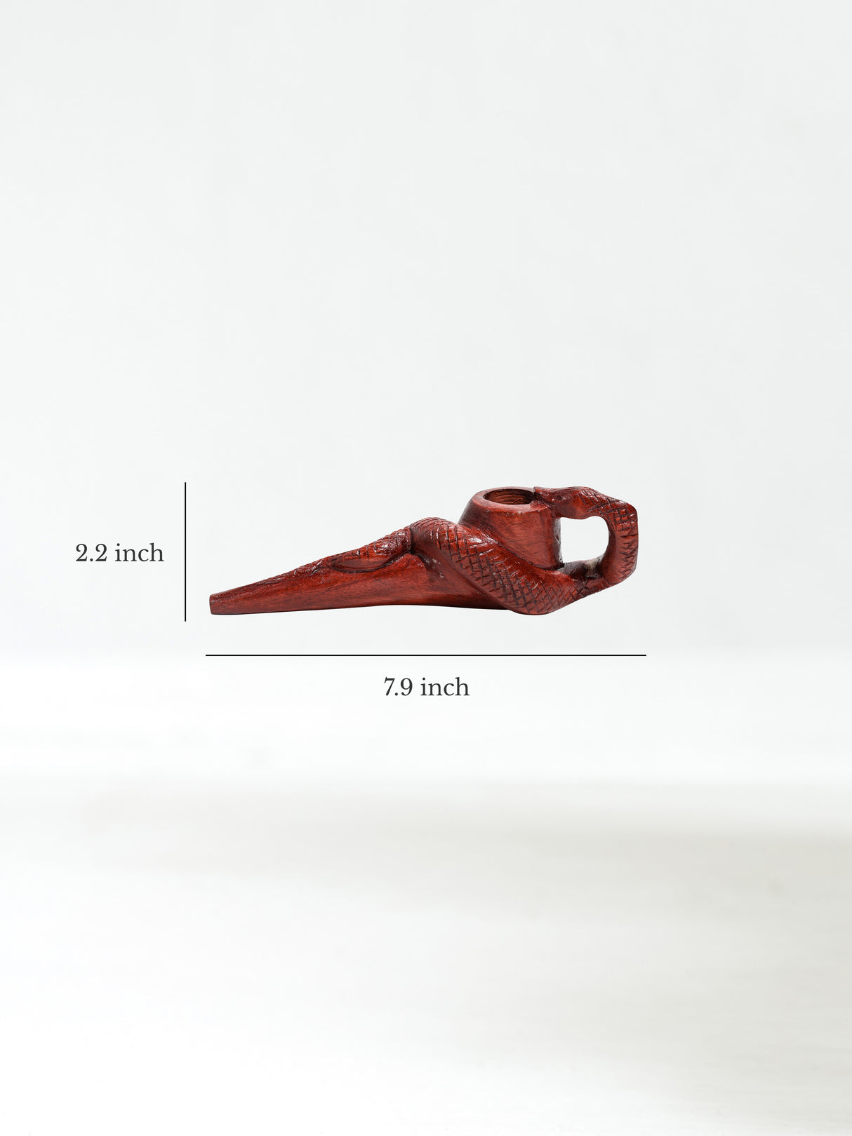 Serpent Smoking Pipe Dimension | si0489