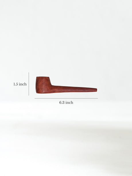 Palo Sangre Wooden Smoking Pipe Dimension | si0490