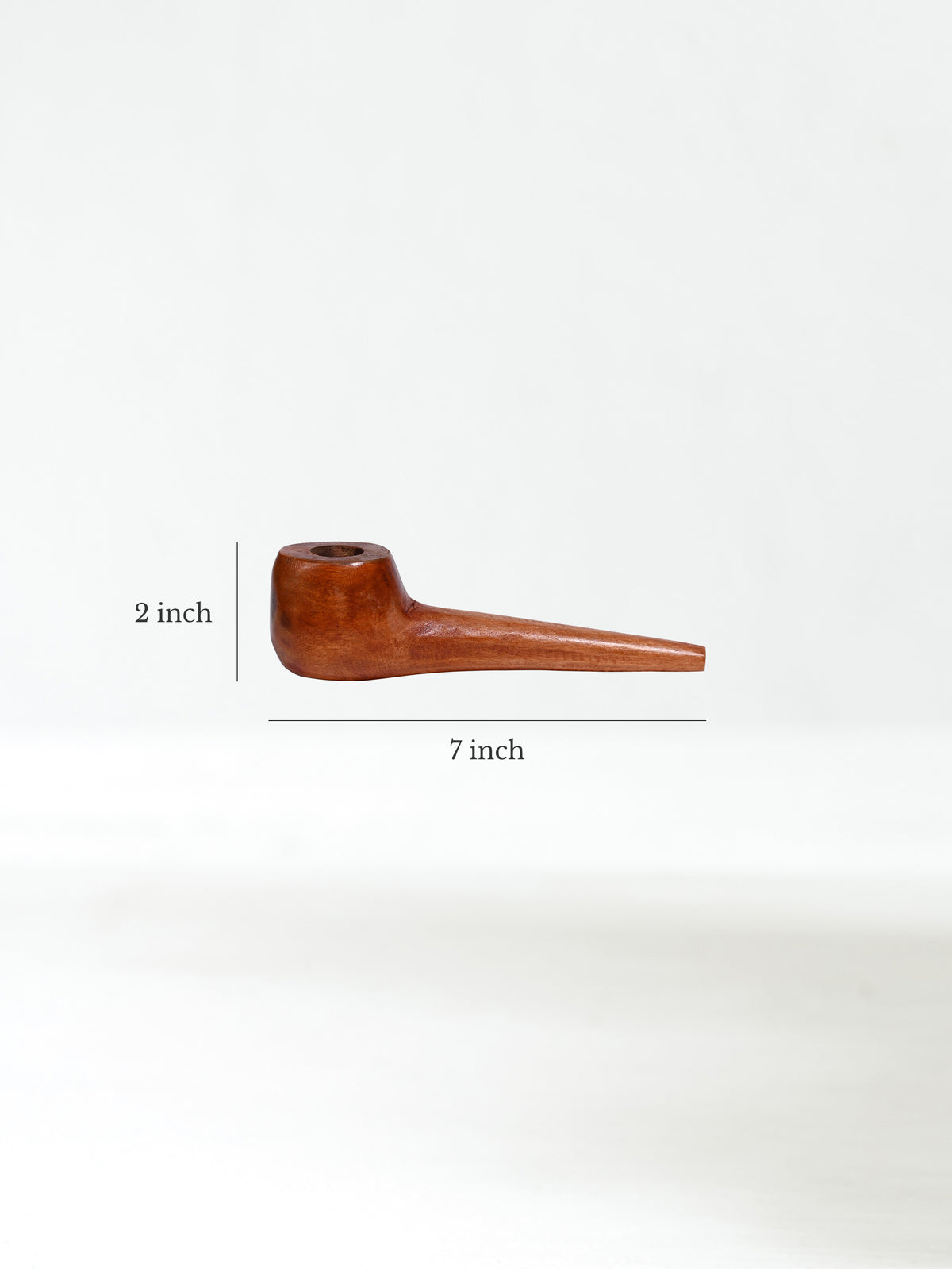 Palo Sangre Wooden Smoking Pipe Dimension | si0490