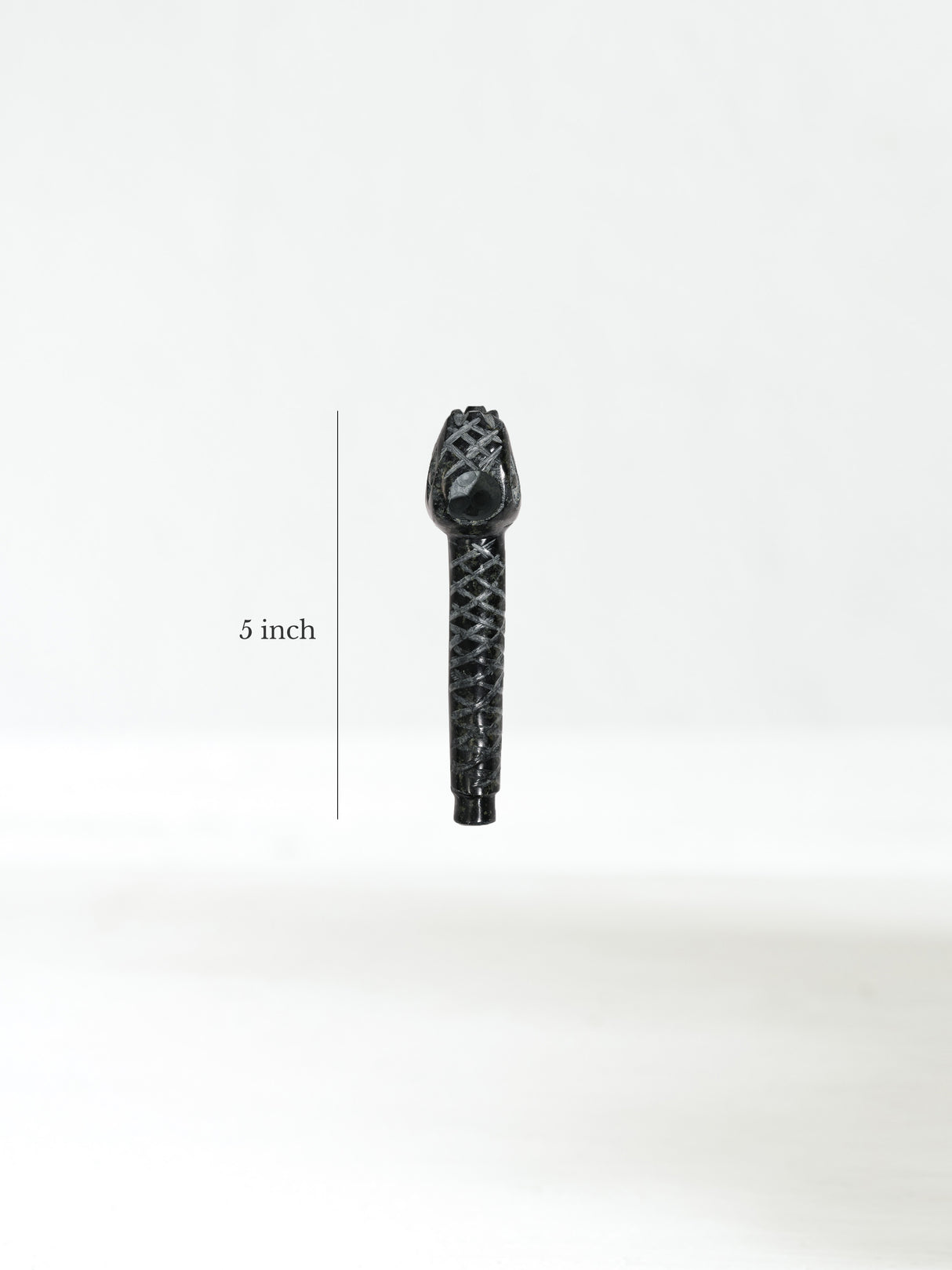 Stone Carved Pipe - Serpent Dimension | si0491-Large