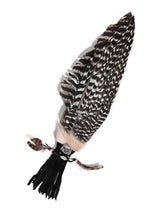 Sacred Prayer Feather Fan with Quartz