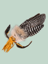 Sacred Prayer Feather Fan with Quartz