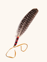 Sacred Prayer Feather - Beaded Wrap