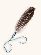 Sacred Prayer Feather - Beaded Wrap