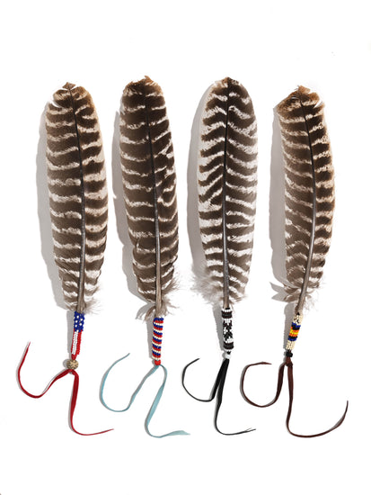 Sacred Prayer Feather - Beaded Wrap Group | si0522-Mystic