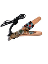 Kuripe Pipe with Stone Inlay Palo Santo | si0527