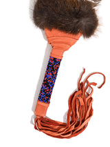 Sacred Prayer Feather Fan with Beaded Handle | si0572-Sienna-Barred