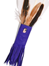 Medicine Man Prayer Fan - Indigo 1 | si0573-Indigo