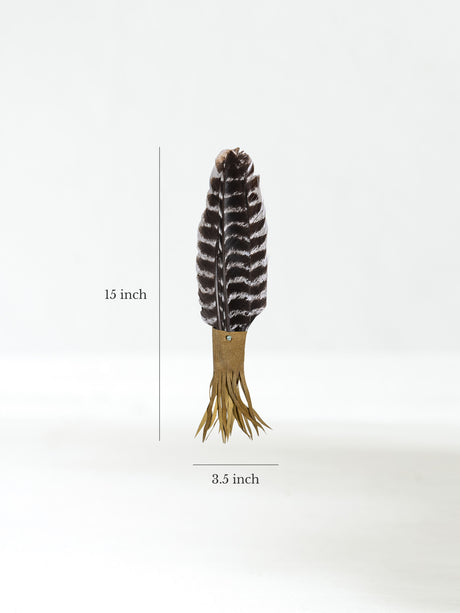 Medicine Man Prayer Fan Dimension | si0573-Natural