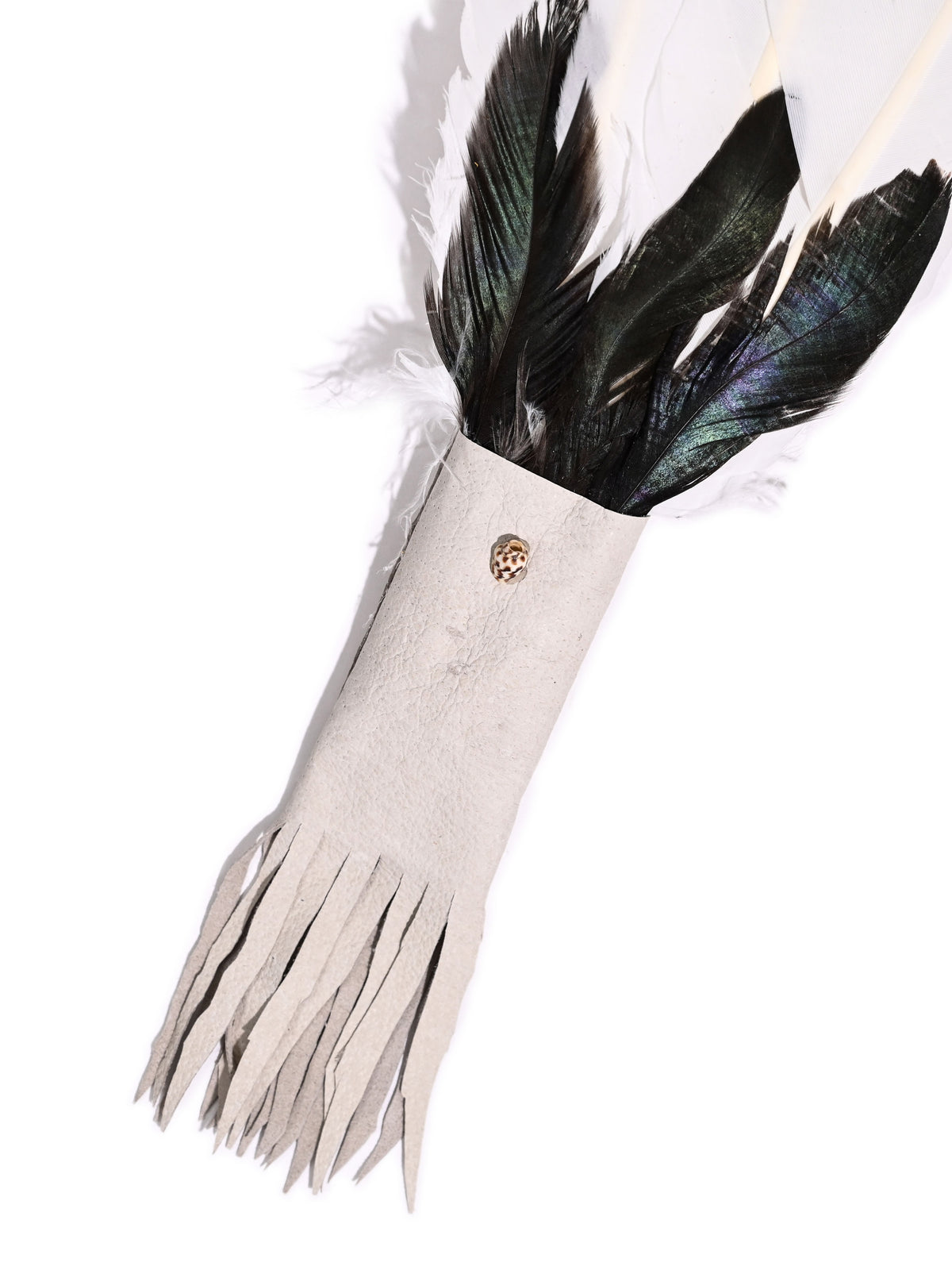 Medicine Man Prayer Fan - Stone 1 | si0573-Stone