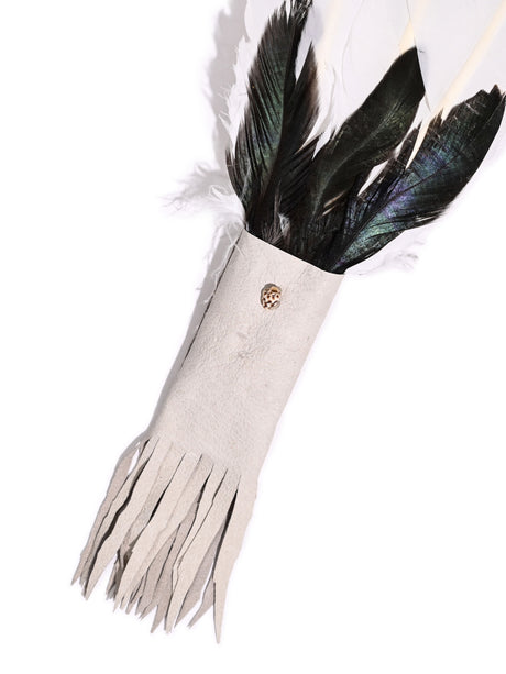 Medicine Man Prayer Fan - Stone 1 | si0573-Stone